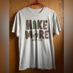 Gray Hike More Graphic Tee